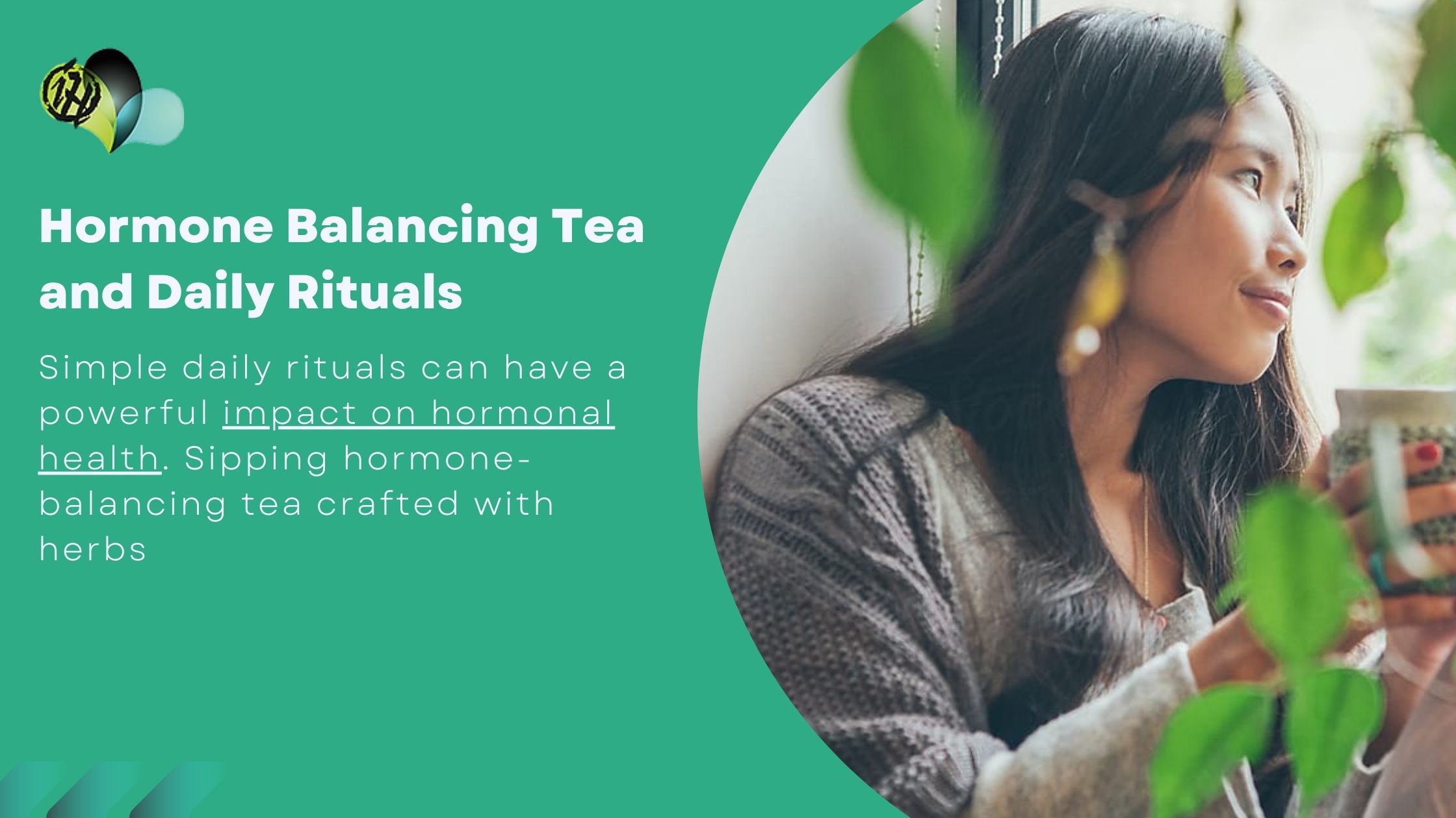 Holistic treatment approach for hormonal imbalance in women using natural remedies, herbs, nutrition, and lifestyle changes.