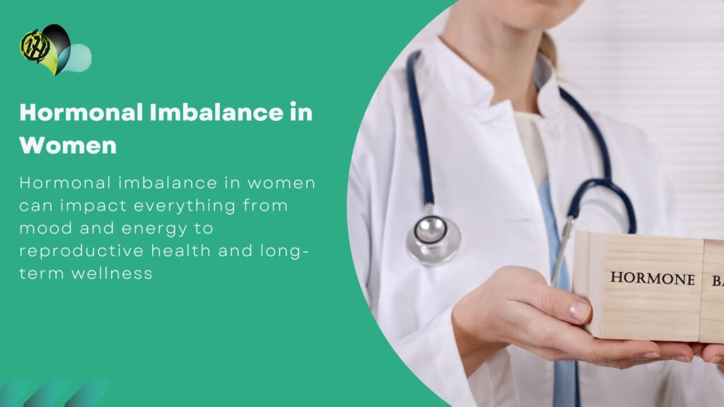 Holistic treatment approach for hormonal imbalance in women using natural remedies, herbs, nutrition, and lifestyle changes.