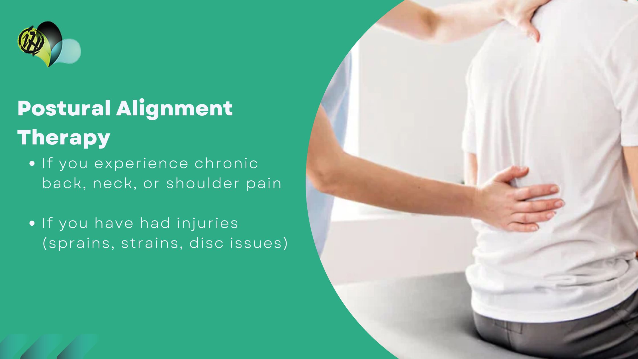 Postural Alignment Therapy session improving spinal health and daily function with guided exercises and supportive techniques.
